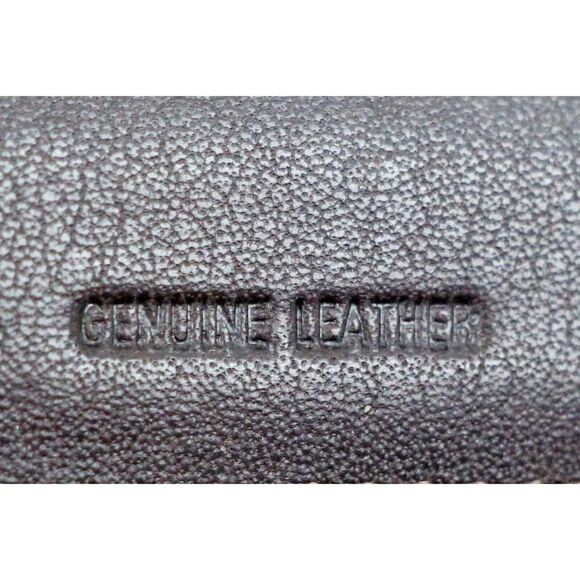 FOSSIL BROWN GENUINE LEATHER CROSSBODY BAG CLUTCH WALLET ID CARD MESSENGER PURSE - Picture 9 of 12